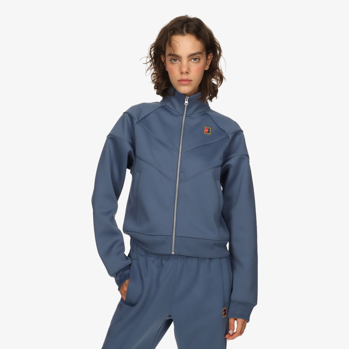 Яке Nike Court Heritage Knit Poly Jacket Синьо | FZ6507-415, 1