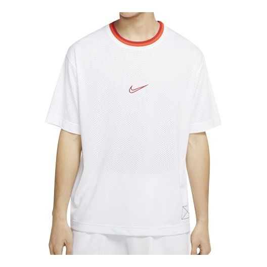 Фланелка Nike Mesh Basketball T-Shirt Бяло | BV9390-100