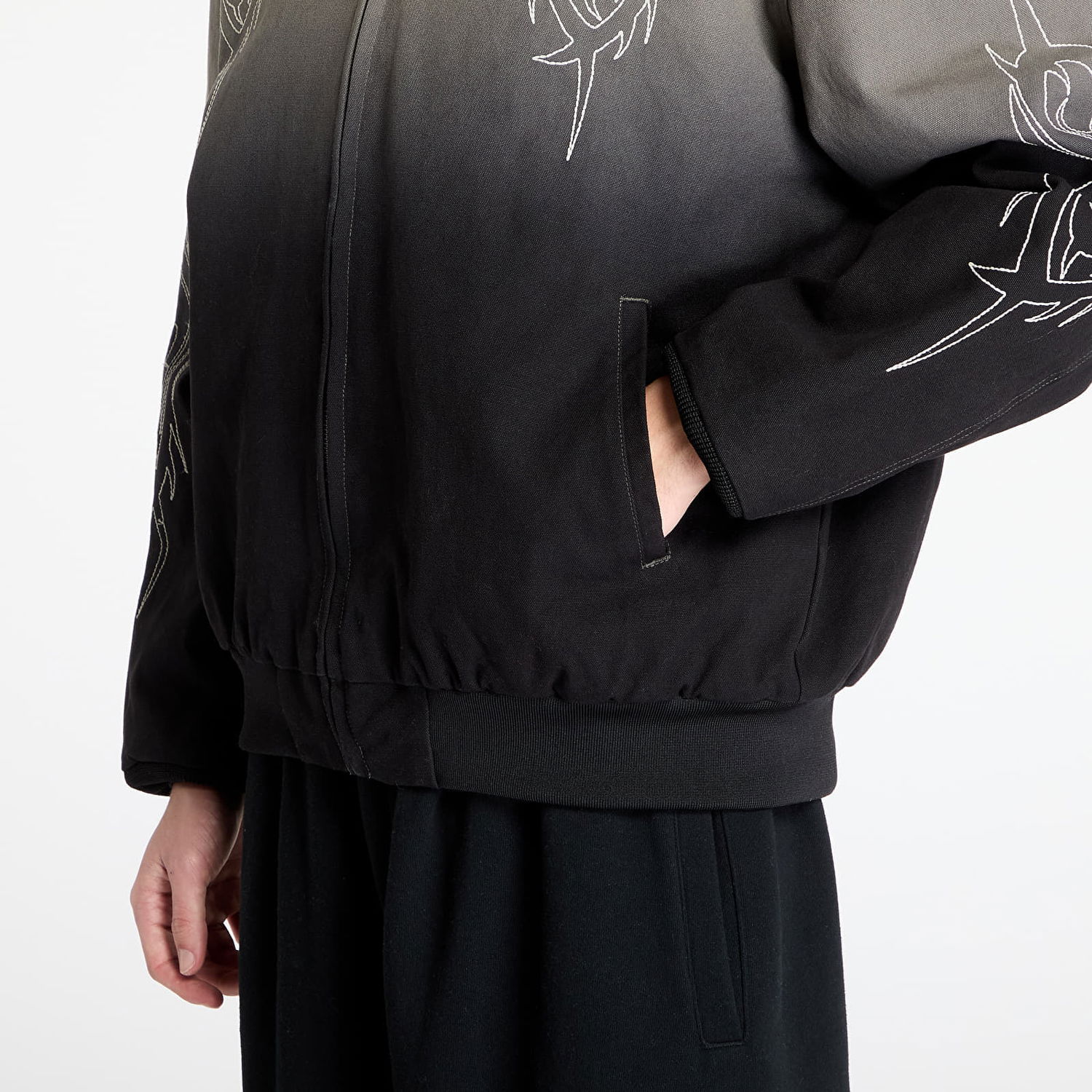 Суитчър Pleasures PLEASURES x Slipknot Star Hooded Jacket Сиво | P25SK010 GREY, 1