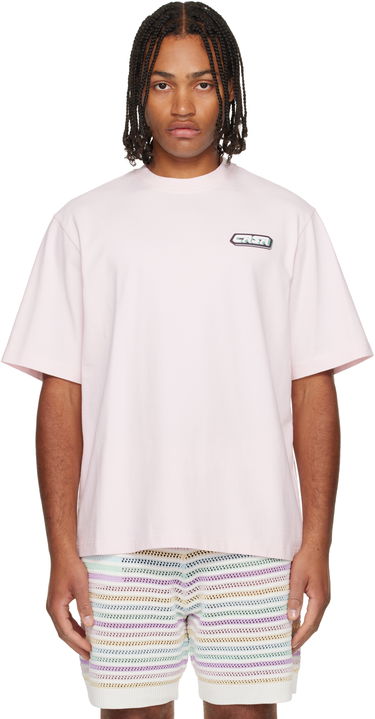 Тениска Casablanca 'Casa' Racing Oversized Short Sleeve T-shirt Розово | M-AW25-JTS-044-01, 0