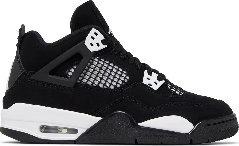 Кецове и обувки Jordan Jordan 4 Retro "White Thunder" GS 37.5 Черно | FQ8213-001, 0