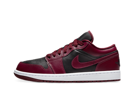 Кецове и обувки Jordan Air Jordan 1 Low "Black Maroon" W Бургунди | DC0774-006