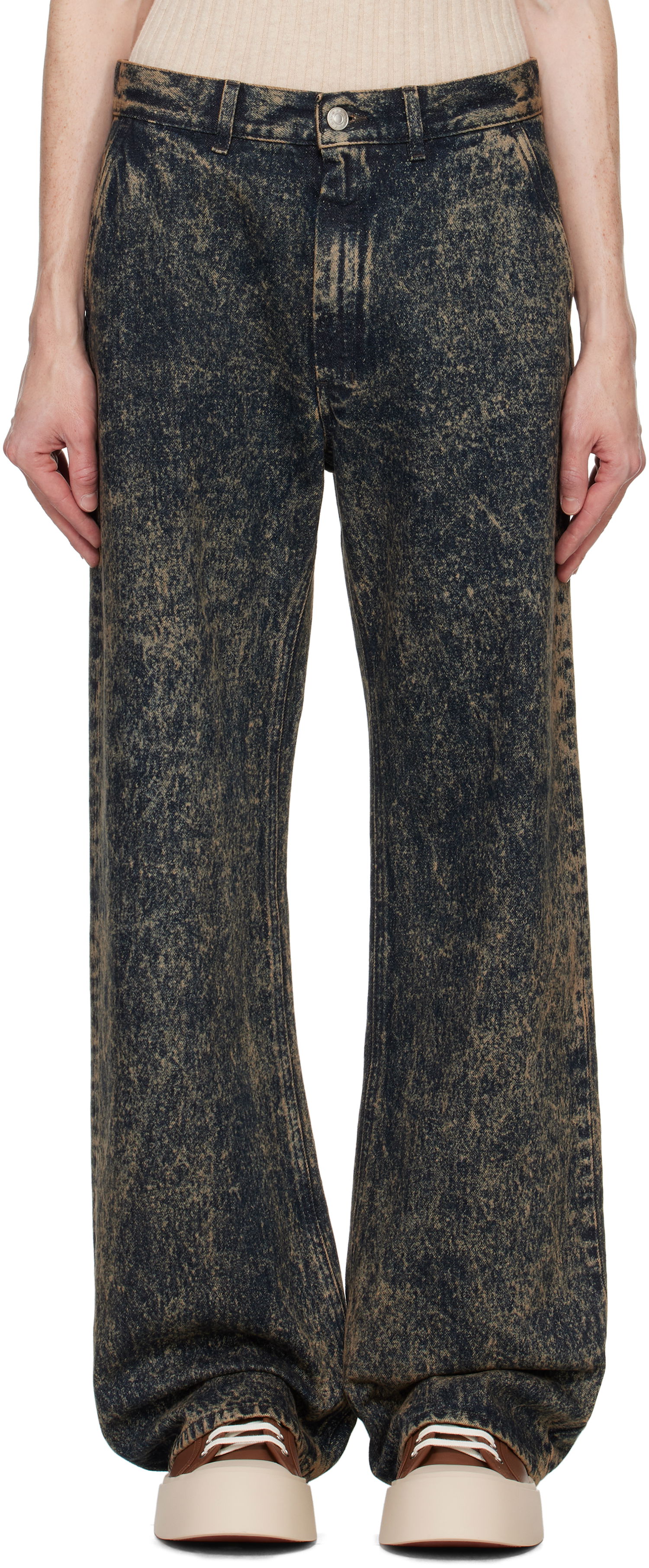 Дънки Marni Loose Fit Jeans Синьо | PUJU0089A0 USCV35, 0