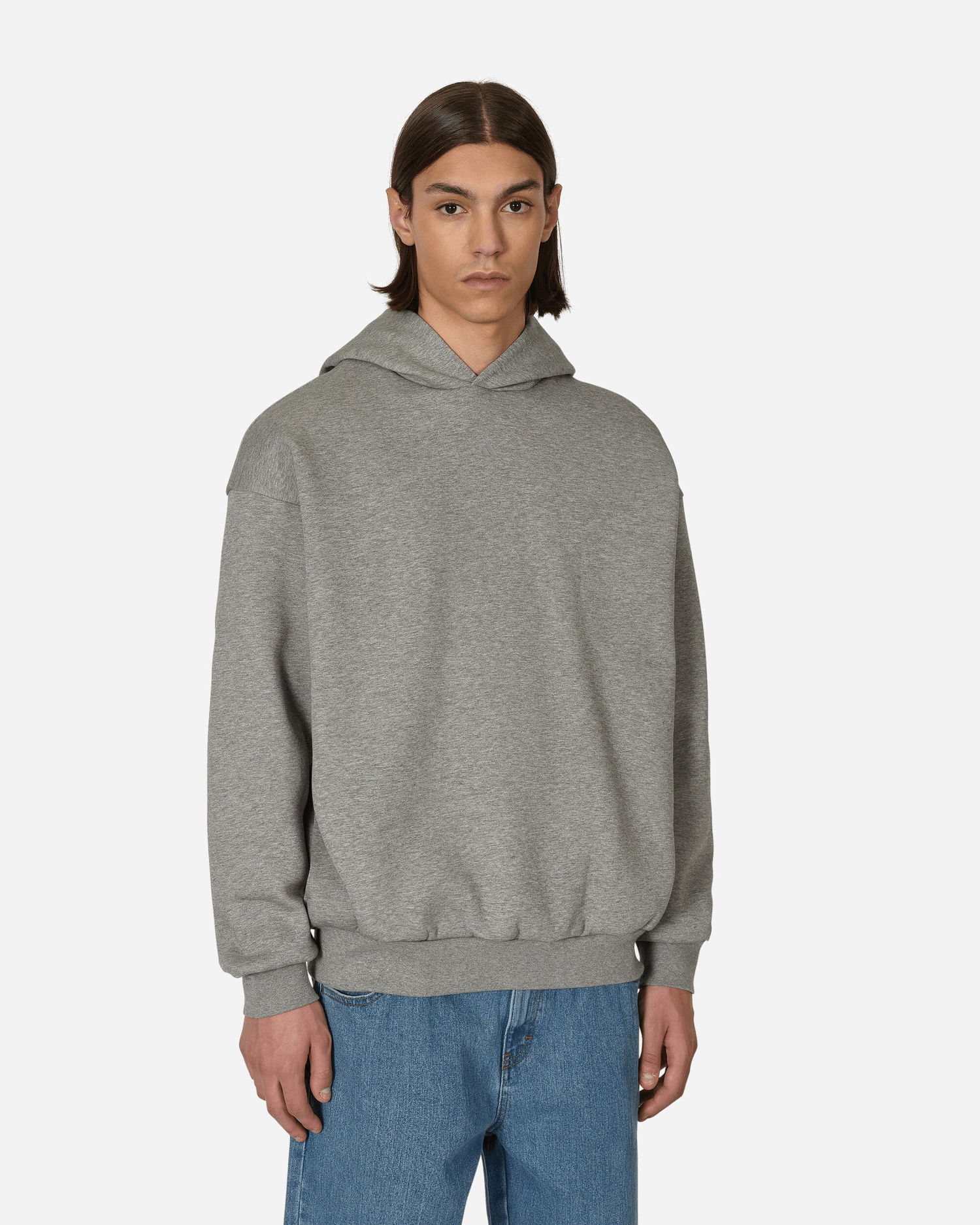 Суитчър adidas Originals Basketball Heather Hooded Sweatshirt Сиво | IP1688 001, 0