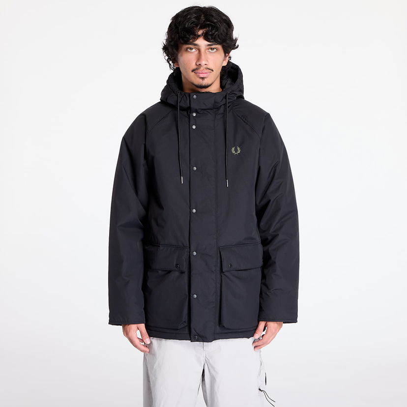 Парка Fred Perry Padded Zip-Through Jacket Черно | J8519 102