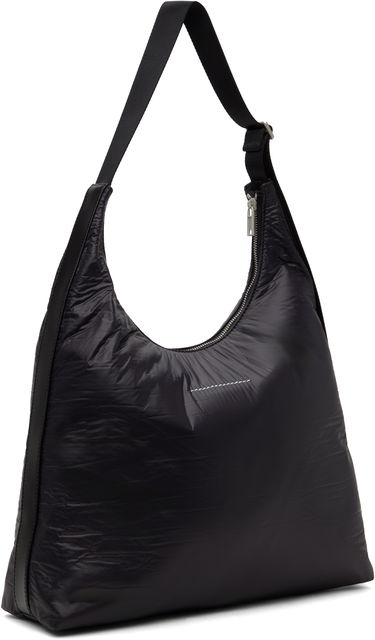Чанта през рамо Maison Margiela Crunched Nylon Shoulder Bag Черно | SB5ZH0017 P6993, 2