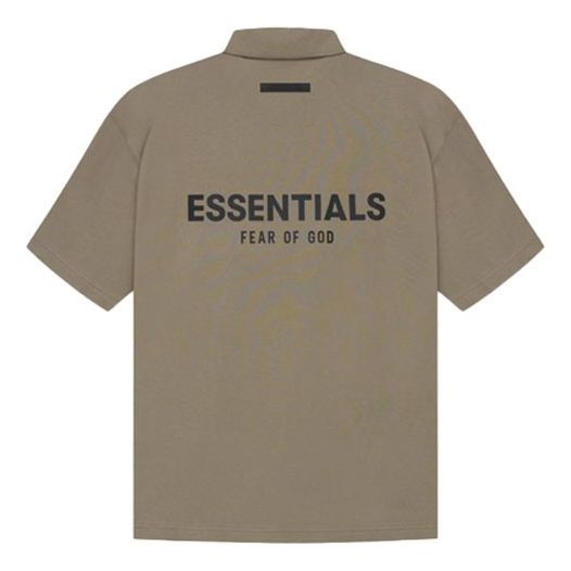 Поло тениска Fear of God Essentials SS21 Polo Зелено | FOG-SS21-550