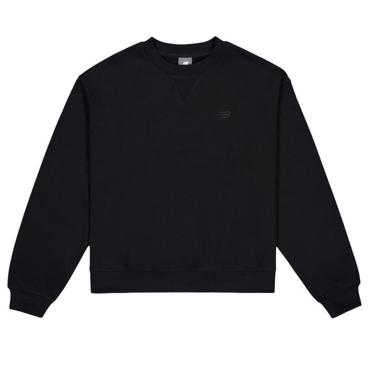 Суитчър New Balance Athletics French Terry Crew Sweatshirt Черно | WT41500-BK, 0