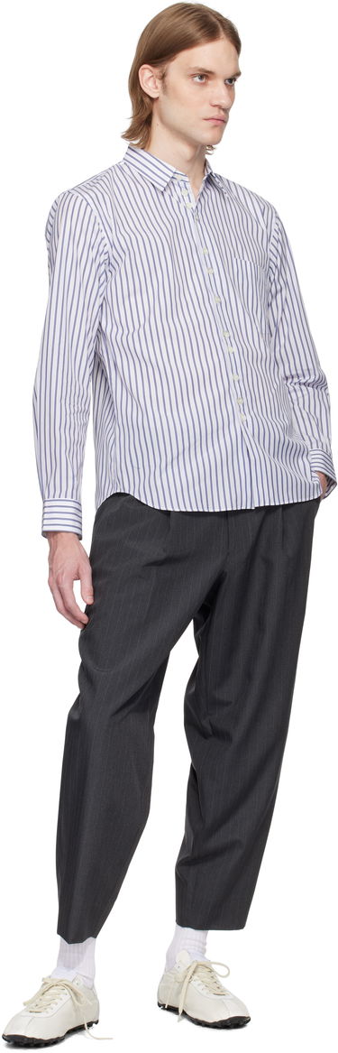 Риза Comme des Garçons Homme Deux Striped Shirt Бяло | DO-B030-051, 3