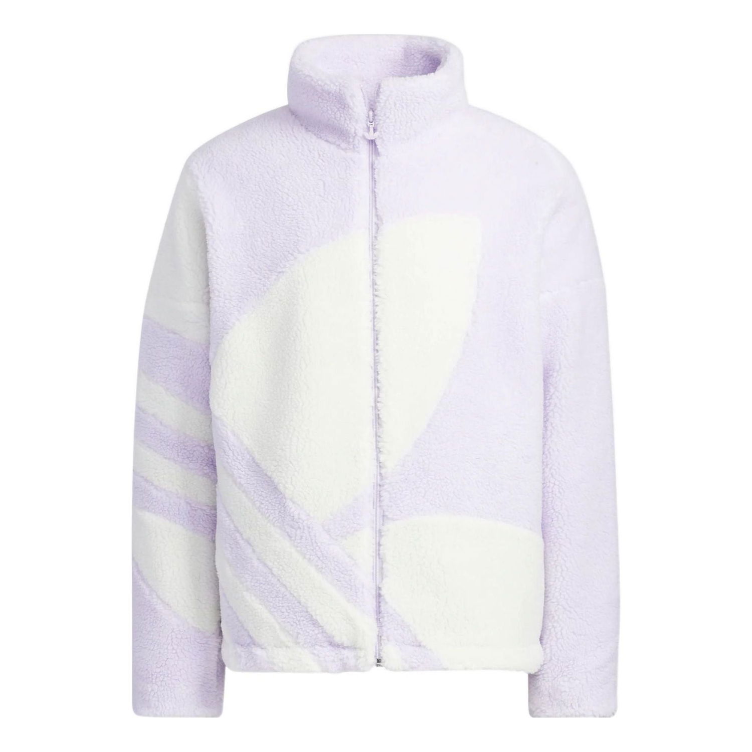Суитчър adidas Originals Originals Sherpa Full Zip Jacket Лилаво | HR3488, 0