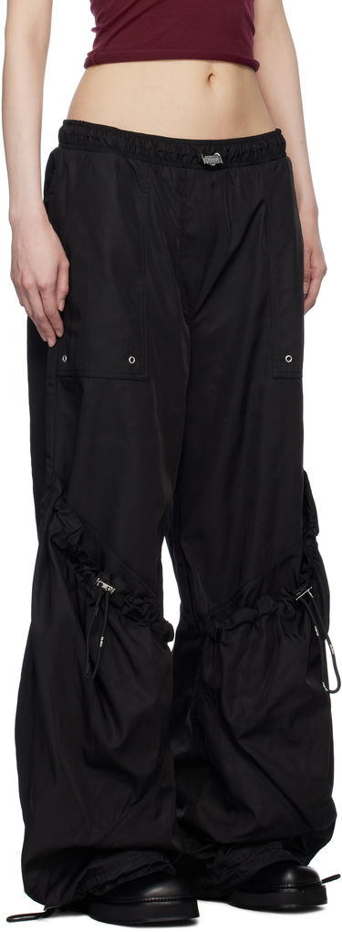 Карго панталони The Attico Attico Parachute Cargo Drawstring Trousers Черно | 250WCP00255 PLL001AA, 1