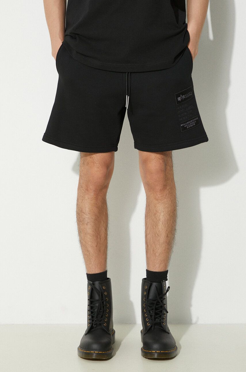 Къси панталони Alpha Industries Patch LF Shorts Черно | 136360, 0