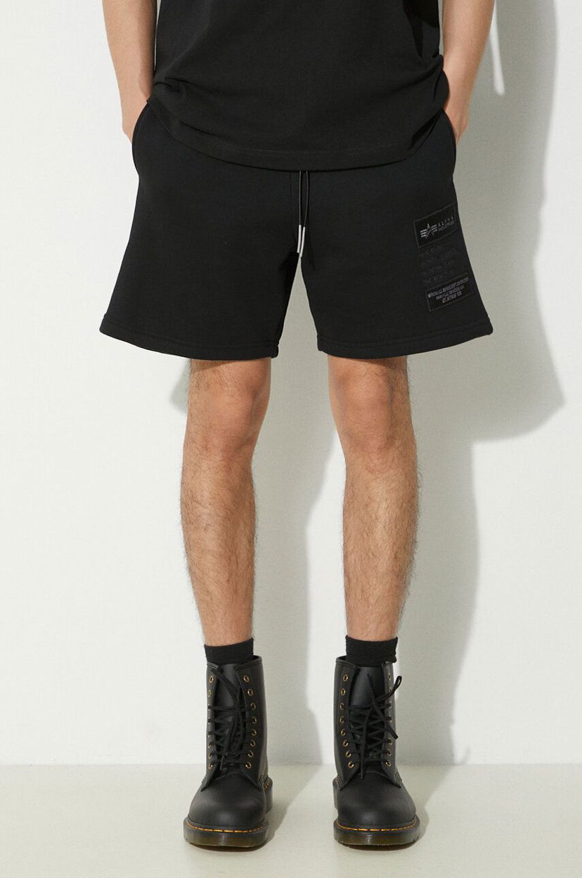 Къси панталони Alpha Industries Patch LF Shorts Черно | 136360