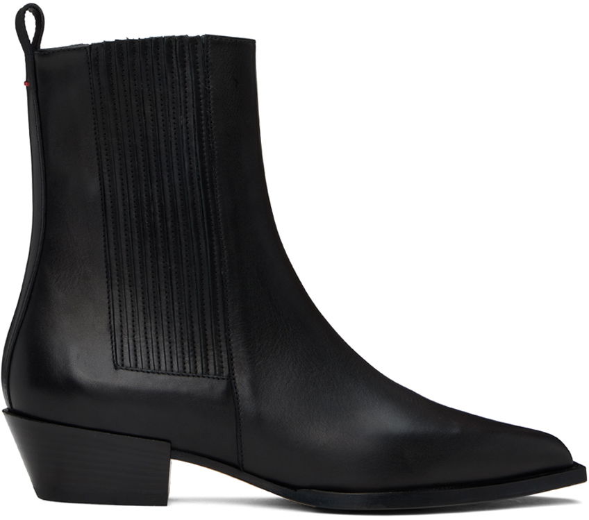 Облекло Aeyde Aeyde Belinda Cowboy Chelsea Boots Черно | A11-AB-VICS40BL-0121-800-001, 0