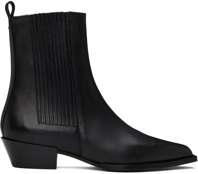 Облекло Aeyde Aeyde Belinda Cowboy Chelsea Boots Черно | A11-AB-VICS40BL-0121-800-001