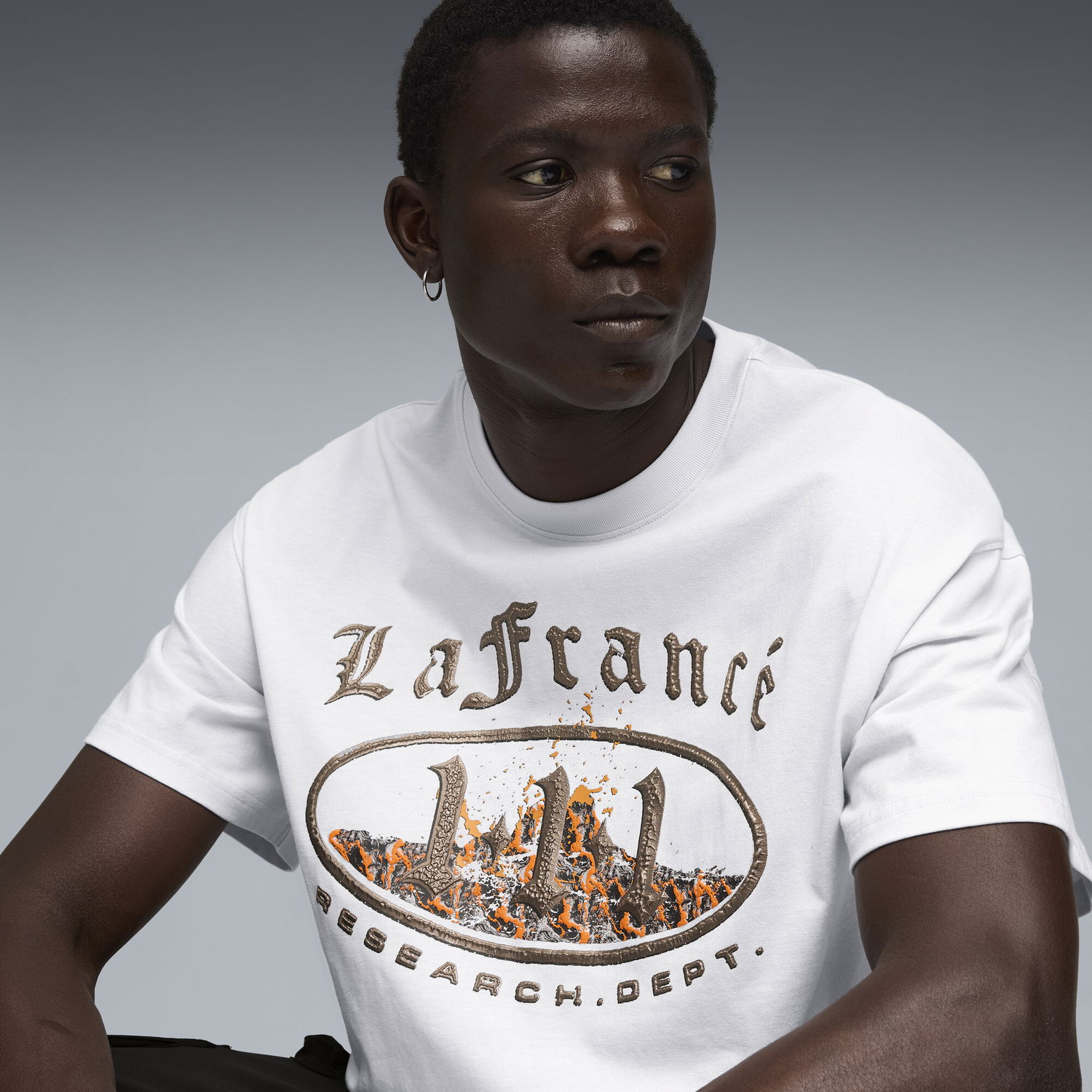 Тениска Puma LAFRANCE HEEM Graphic Tee Бяло | 632477_01, 1