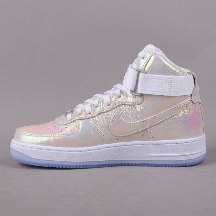 Кецове и обувки Nike Air Force 1 Hi Premium QS W Бяло | 704516-100, 0
