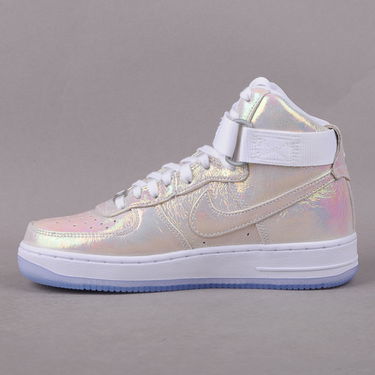 Кецове и обувки Nike Air Force 1 Hi Premium QS W Бяло | 704516-100, 0