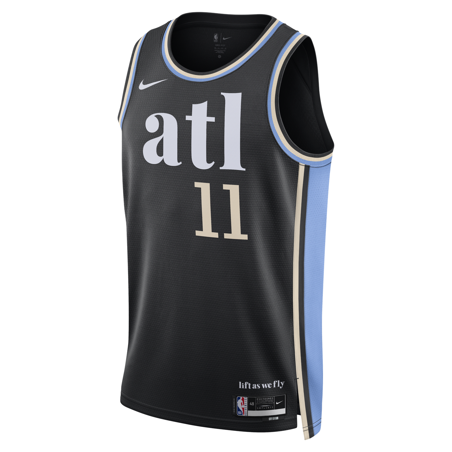 Потник Nike Dri-FIT NBA Swingman Trae Young Atlanta Hawks City Edition 2023/24 Черно | DX8486-011, 0
