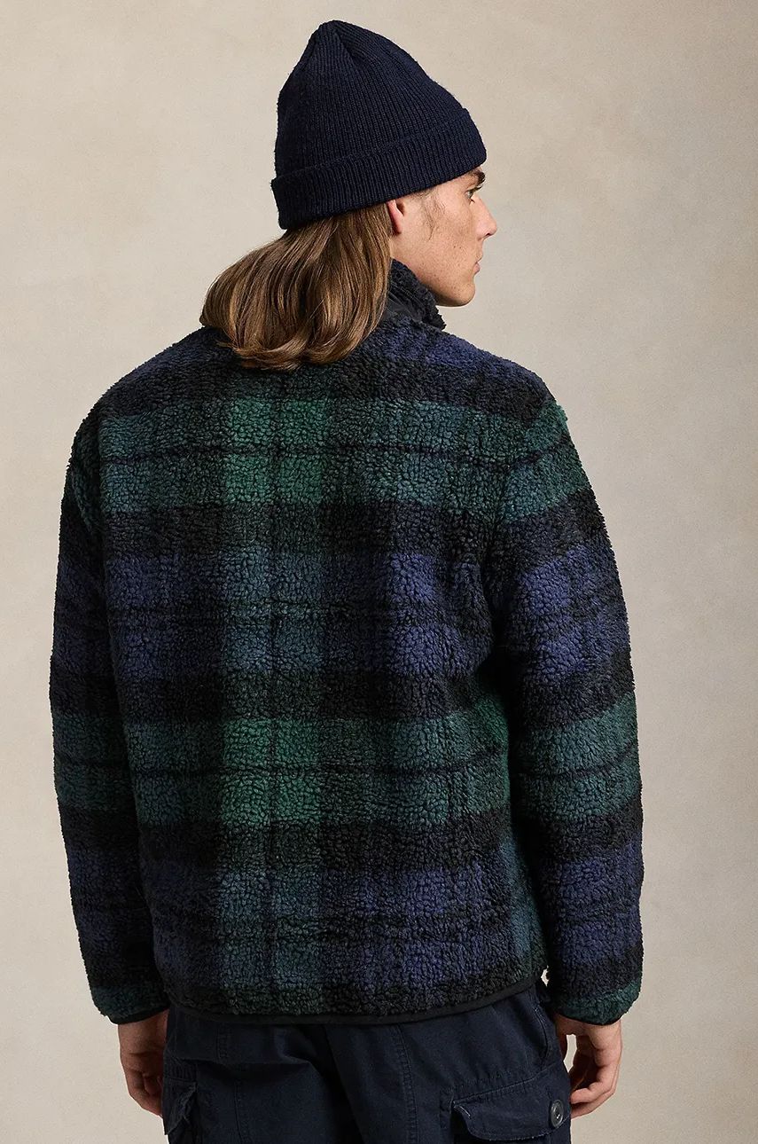 Суитчър Polo by Ralph Lauren Blackwatch Fleece Zip-Up Jacket Зелено | 710952222, 1