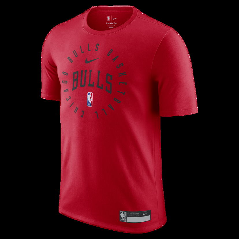 Тениска Nike NBA Dri-FIT Chicago Bulls Tee Червено | HF1718-657