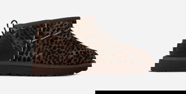 Кецове и обувки UGG Classic Ultra Mini Caspian Cow Hair Boots Кафяво | 1158328-BCDR, 0
