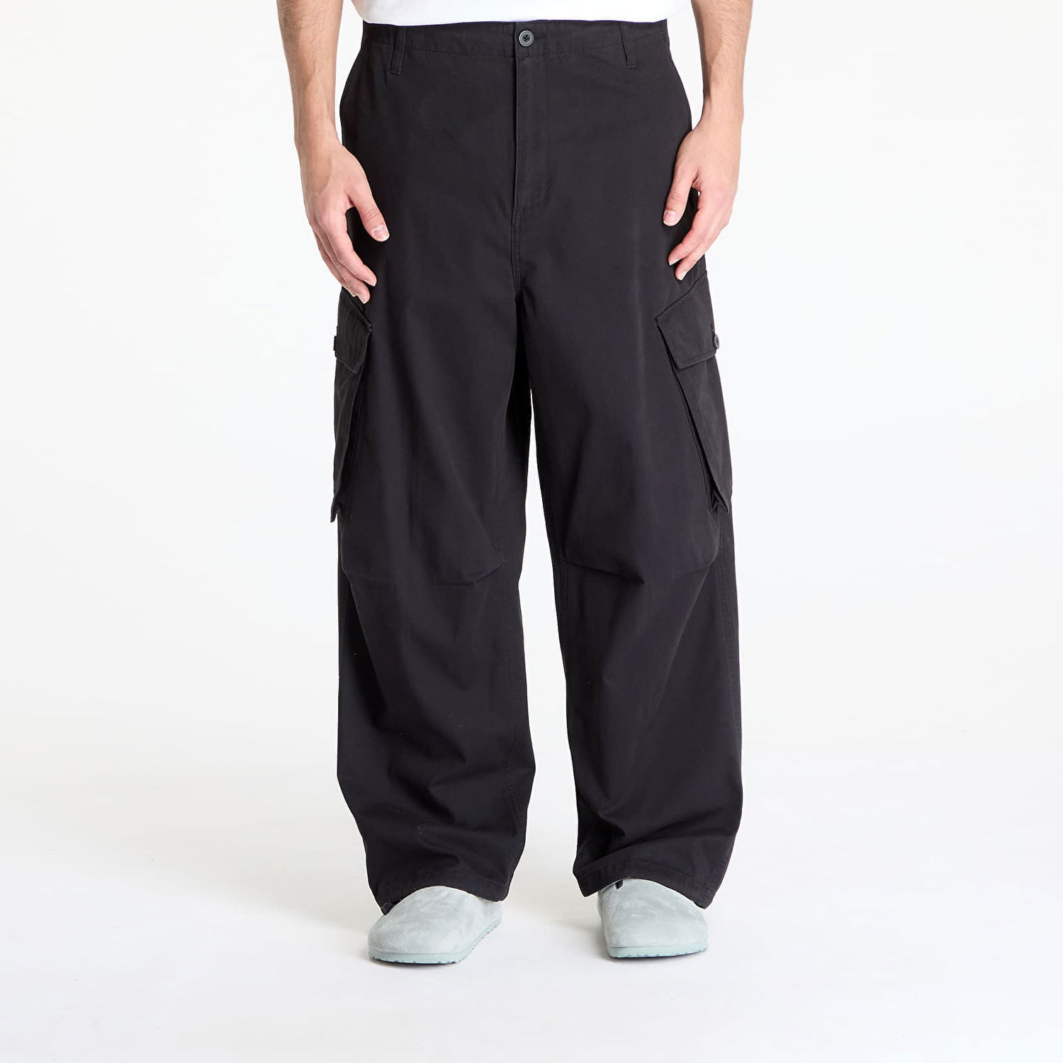 Карго панталони Carhartt WIP Unit Stone Washed Cargo Pants Черно | I034562.8906, 0