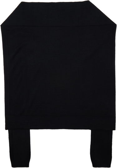 Шал LEMAIRE Lemaire Trompe L'oeil Shrug Черно | AC1207 LK087, 4