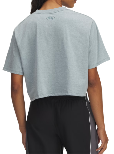 Съкратен топ Under Armour Under Armour Rival Short Sleeve Crop Top Синьо | 1389721-587, 1