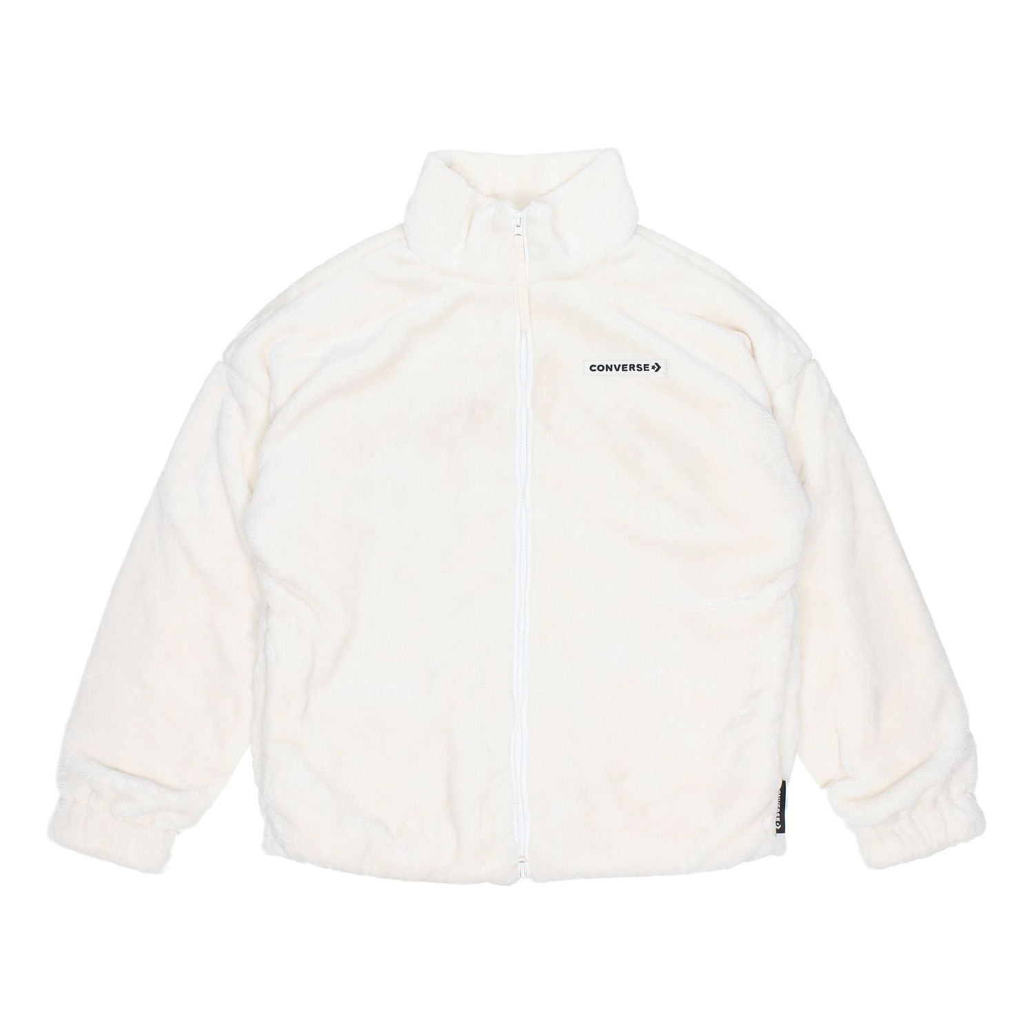 Яке Converse Loose Stand Collar Stay Warm Logo Jacket Бяло | 10023526-A02, 0