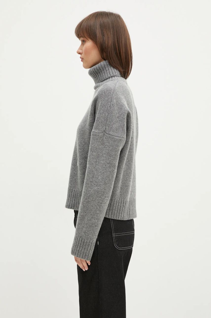 Пуловер Sporty & Rich Sporty & Rich SRC Wool Turtleneck Sweater Сиво | WS064512302GY03, 1