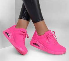 Кецове и обувки Skechers Uno Розово | 73667-HTPK, 5