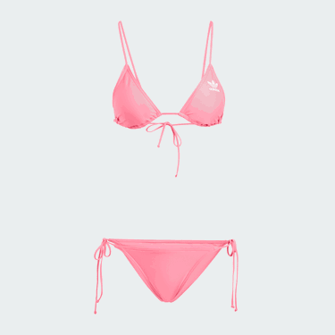 Бански adidas Originals Adicolor Triangle Bikini Розово | IJ8664, 5