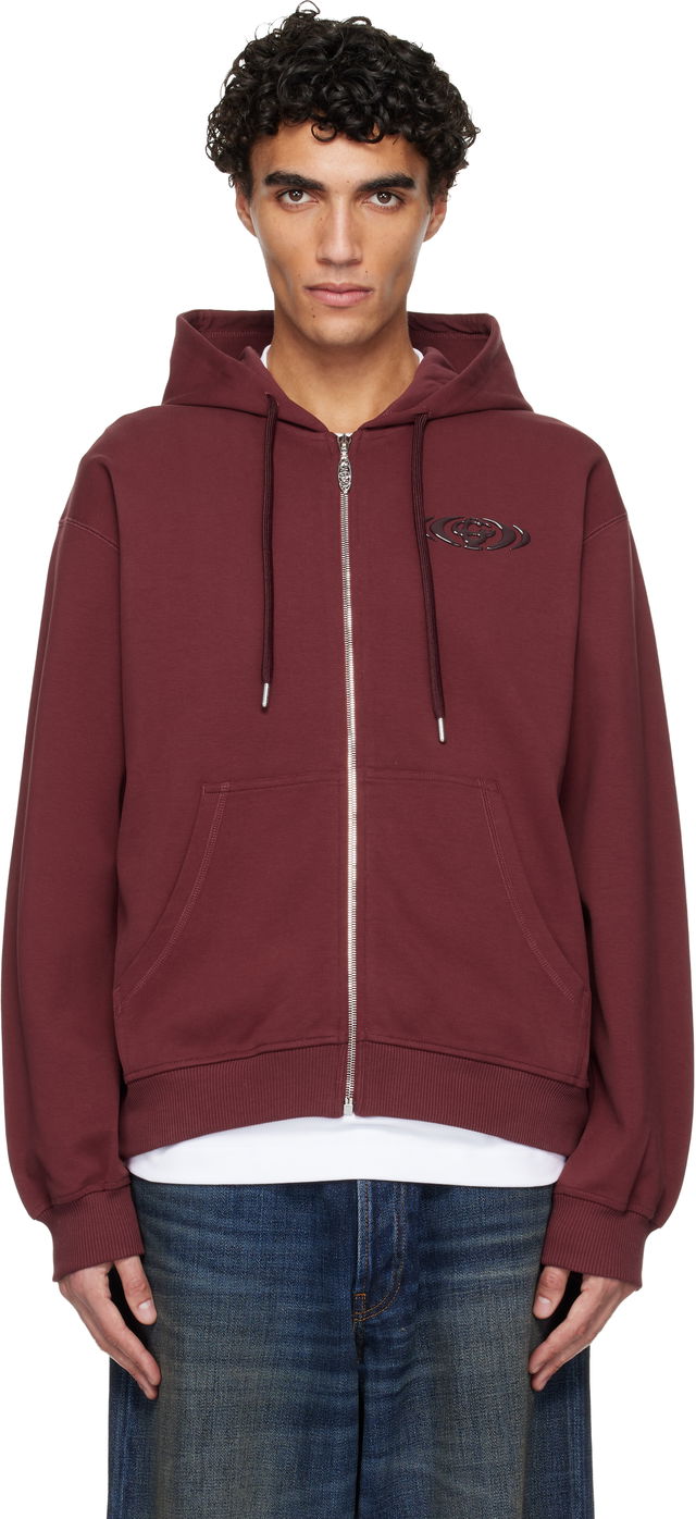 Pebble Logo Zip-Up Hoodie