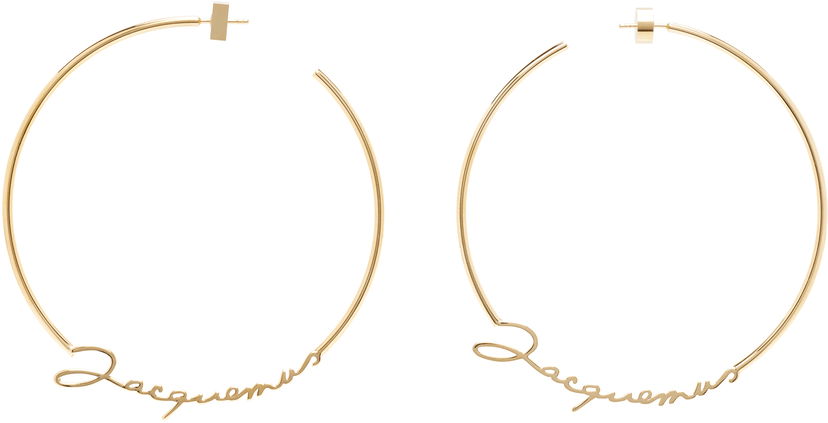 Обеци Jacquemus The Jacquemus Hoop Earrings Жълто | 22HJWW00328AOT4005