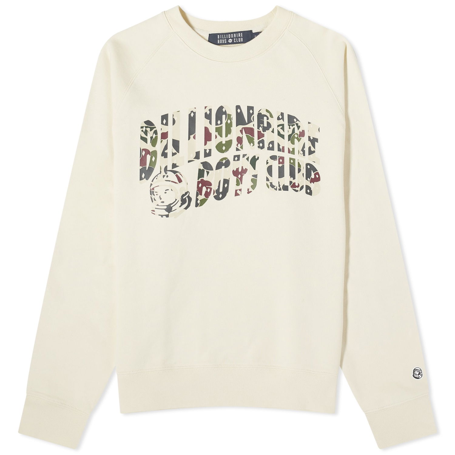 Суитчър BILLIONAIRE BOYS CLUB Duck Camo Arch Logo Crew Sweat "Cream" Бежово | B23428-CRM, 0