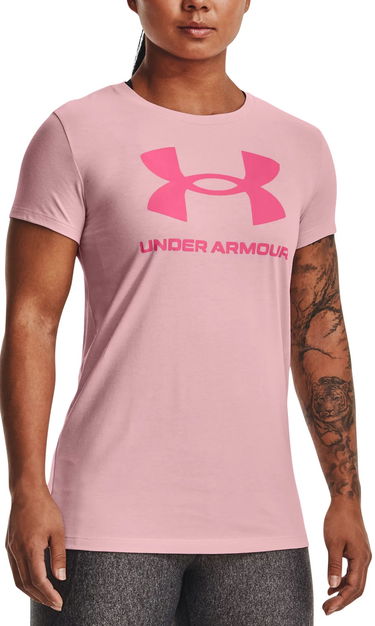 Тениска Under Armour T-shirt Sportstyle Розово | 1356305-647, 0