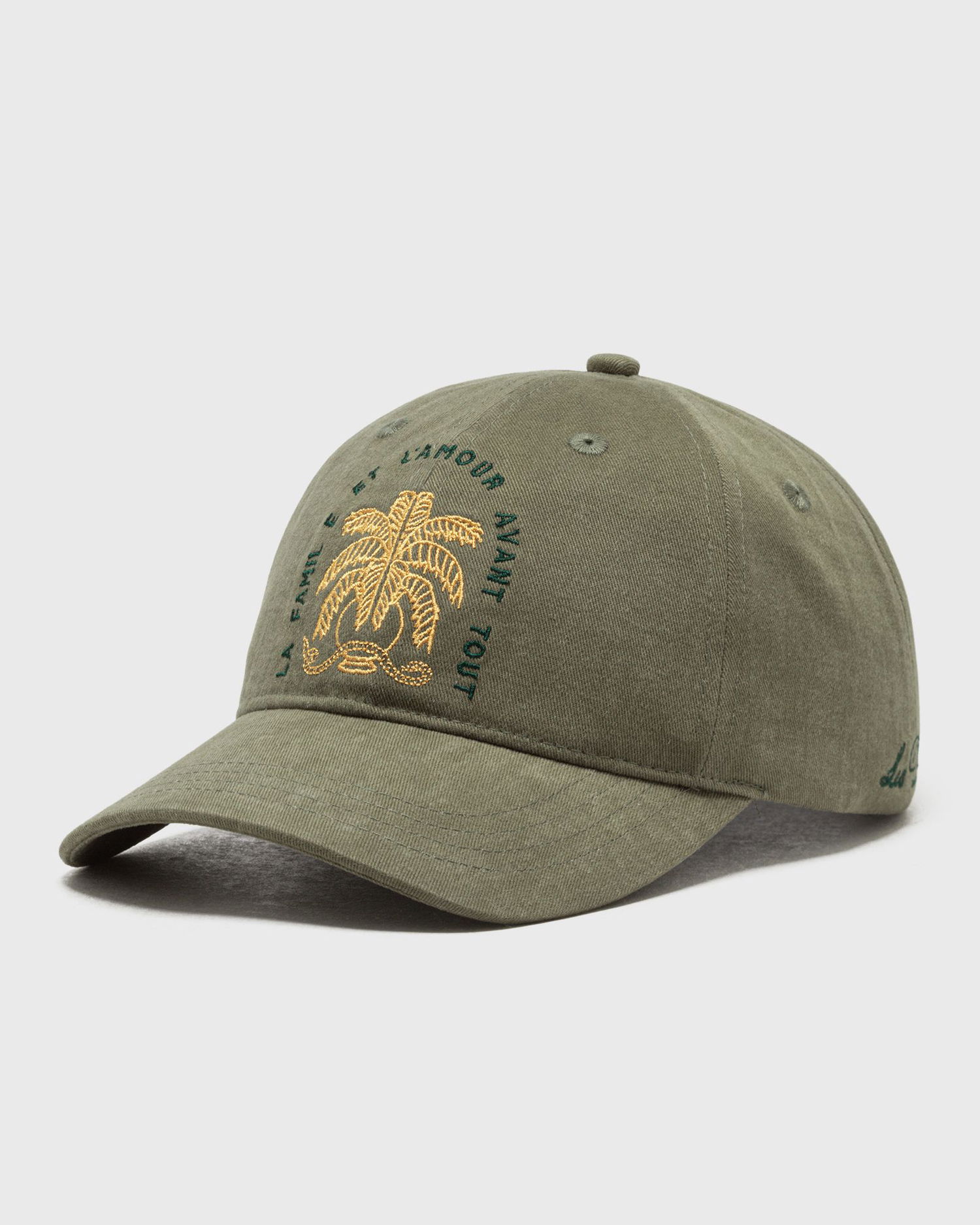 Шапка с козирка Les Deux Diaz Embroidered Palm Tree and Snake Dad Cap Зелено | 1000219-510, 0