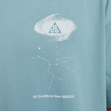Тениска Nike ACG OC Galaxy T-Shirt in Denim Turqoise, Size Large | END. Clothing Синьо | FZ5275-464, 3