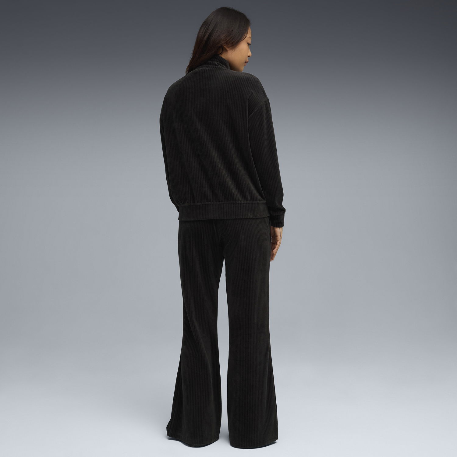 Комплект Puma Women's Corduroy Tracksuit Черно | 688164_01, 1