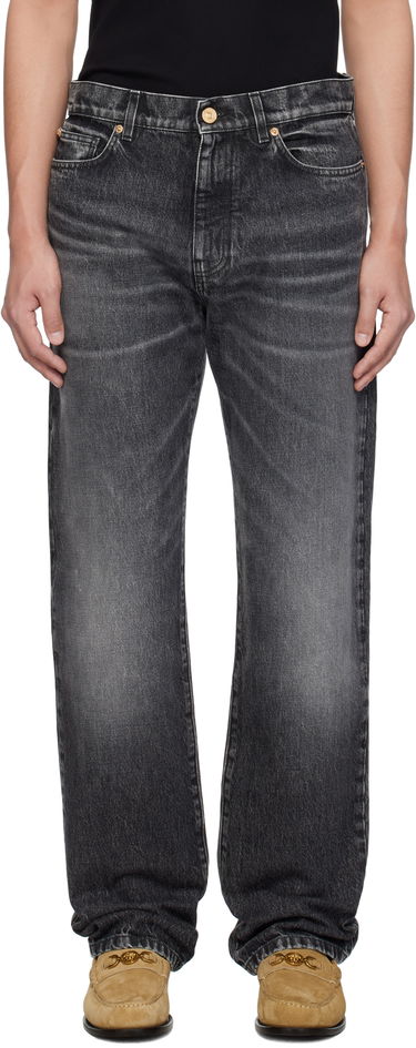 Дънки Versace Versace Stonewashed Jeans Черно | 1018911_1A13597, 0