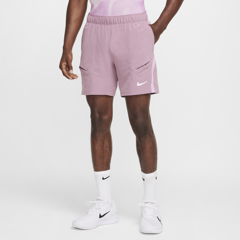 Къси панталони Nike 18 cm Dri-FIT Advantage Tennis Shorts Лилаво | FD5336-523