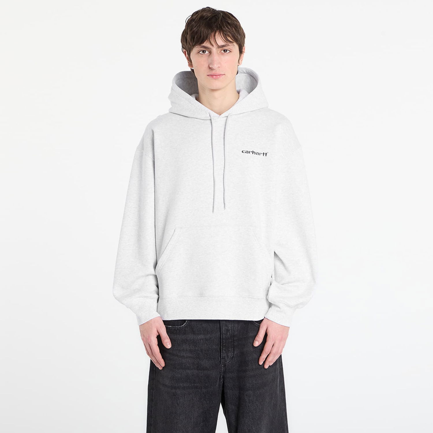 Суитчър Carhartt WIP Hooded Caps Sweatshirt Сиво | I036066.482XX, 0