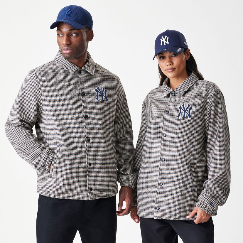 Яке New Era MLB NY Yankees Check Coach Jacket Многоцветен | 60758728