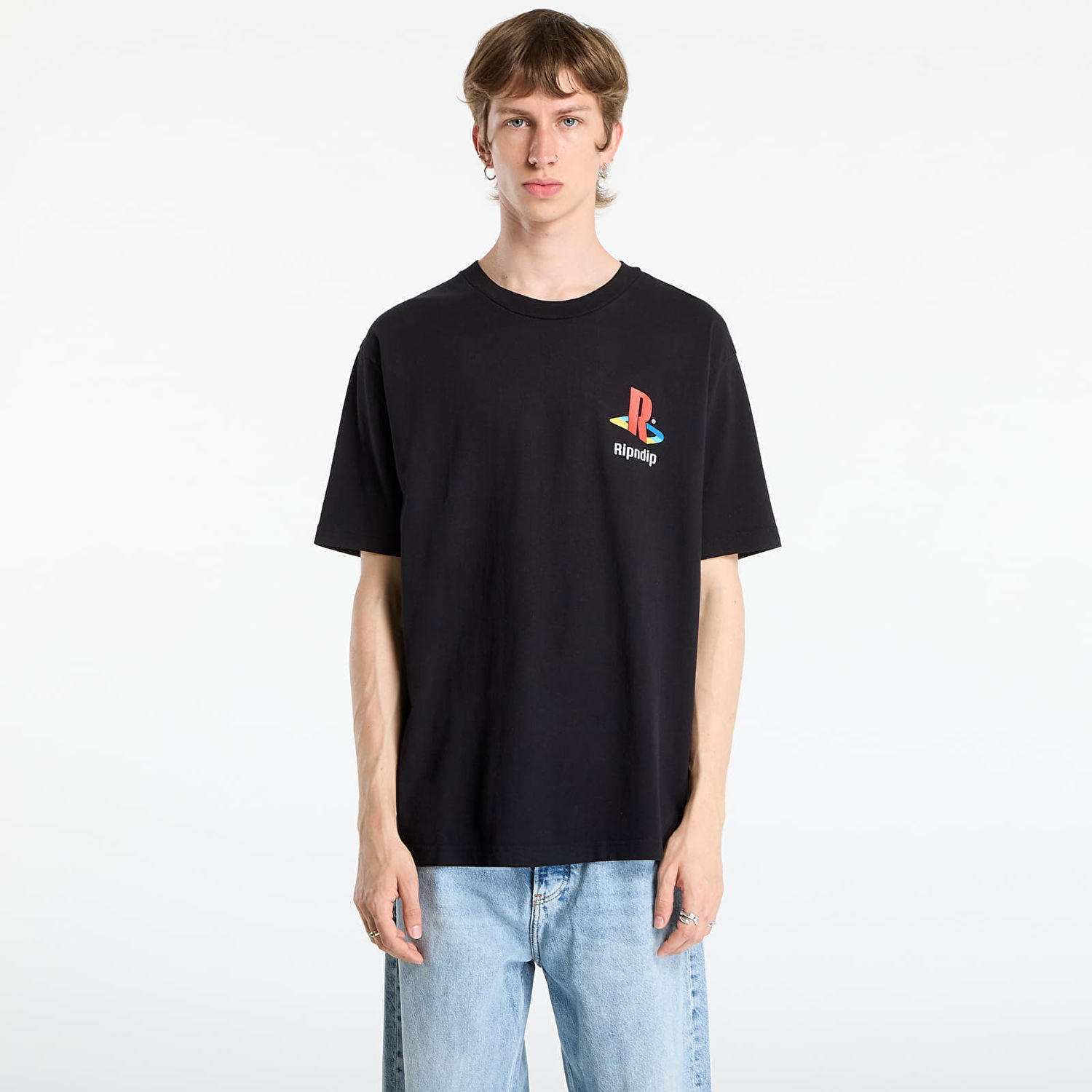 Тениска RIPNDIP RIPNDIP Nermii T-Shirt Черно | RNDFALL25126, 0