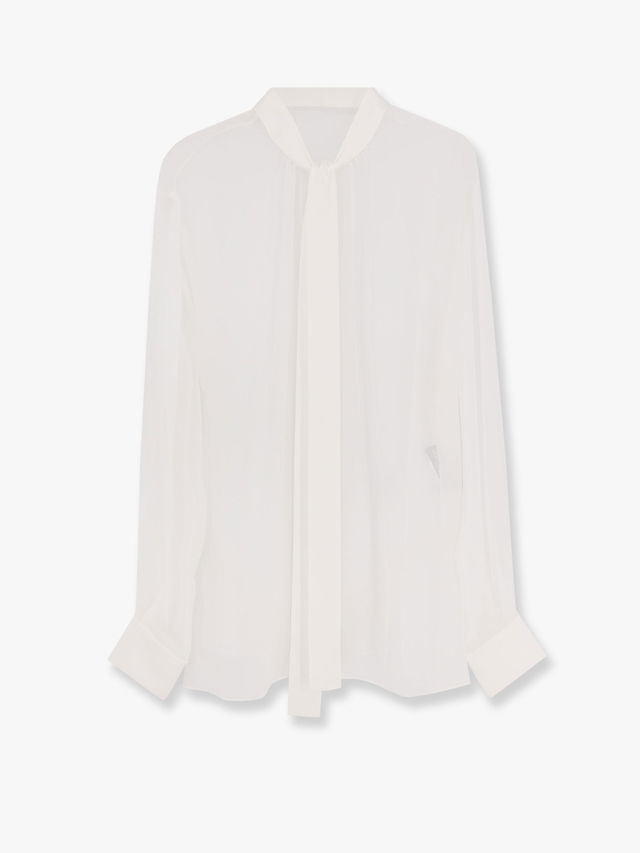 Dolce & Gabbana Women's Silk Pussy-Bow Blouse