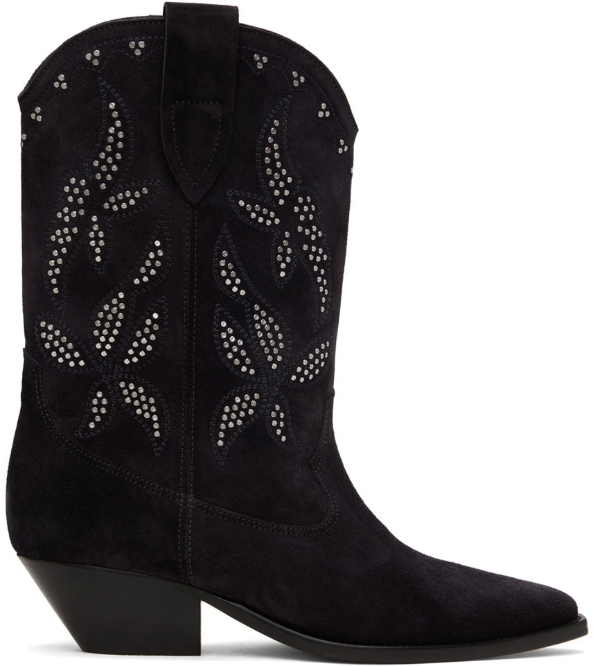 Кецове и обувки ISABEL MARANT Duerto Boots Черно | BO0003FA-B3A32S, 0