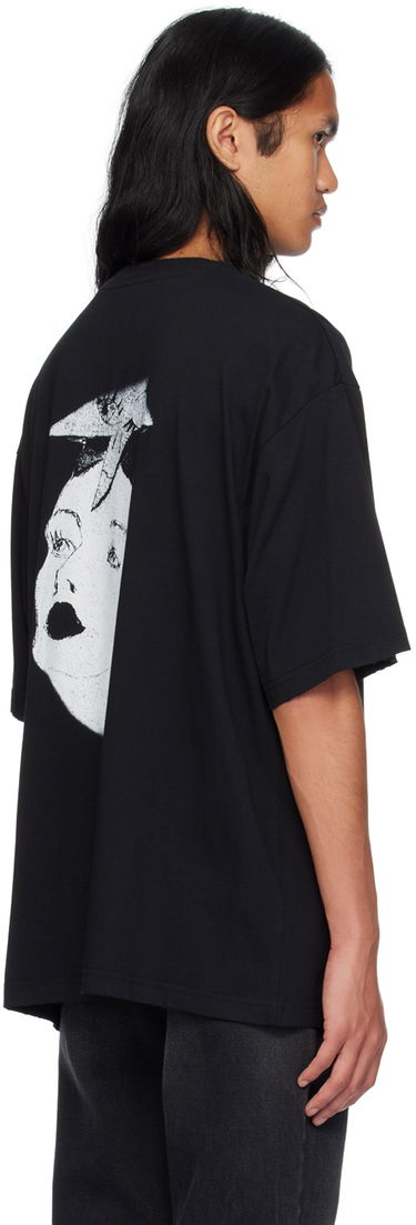 Тениска We11done Damaged T-Shirt Черно | WD-TT2-24-765-U-BK, 2