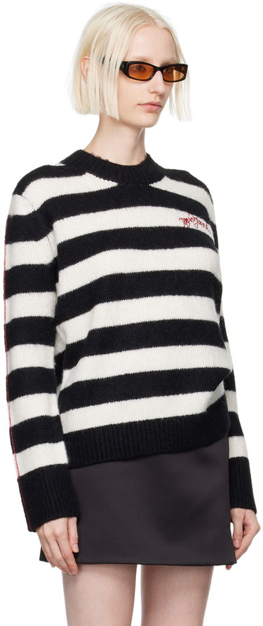 Пуловер Marc Jacobs Marc Jacobs Striped Brushed Logo Sweater Многоцветен | 2F4RTP061K07, 1