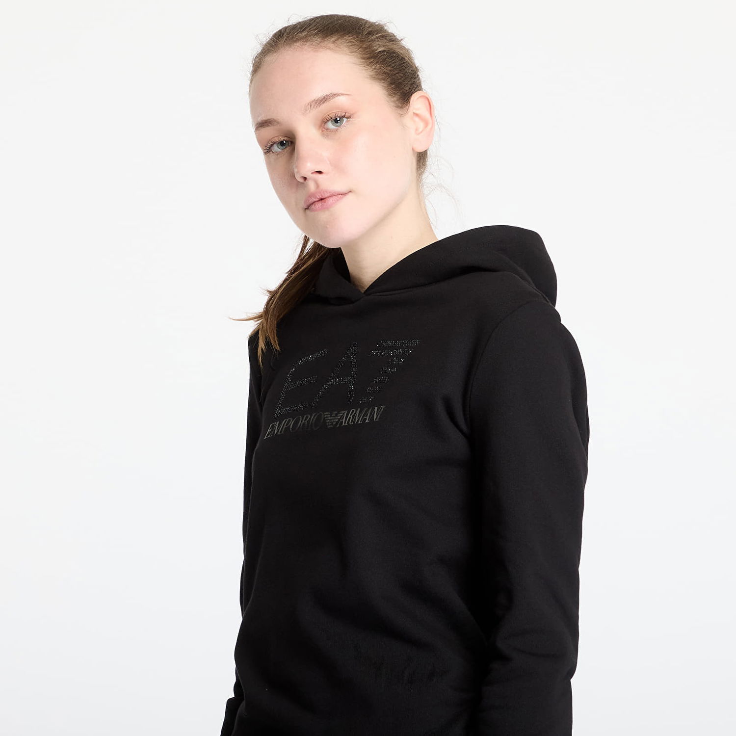 Суитчър Emporio Armani EA7 Emporio Armani Train Logo Series Hoodie Черно | 7W000095AF12473UC001, 1